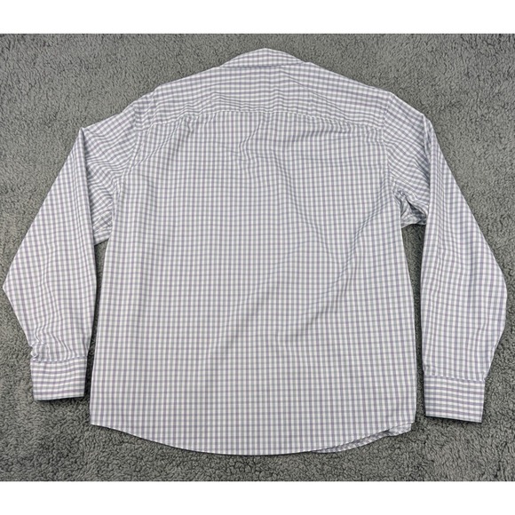 Untuckit Montiglet Shirt Men's Size 3XL Button Up Multicolor Plaid Stretch Nylon - Picture 12 of 12